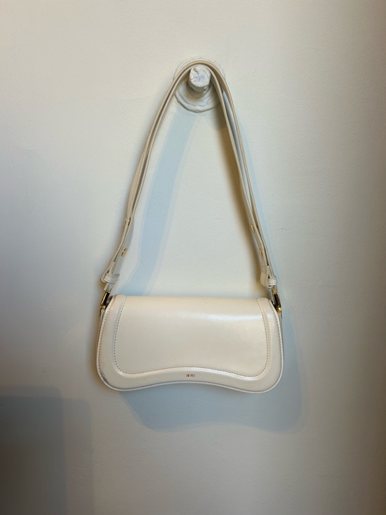 JW PEI Handbags - JW PEI Off-White Shoulder Bag with Curved Flap